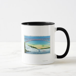 Allgemeine Ansicht der Fälle und des Regenbogens Tasse