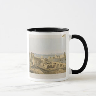 Allgemeine Ansicht der Ruinen des großen Tempels Tasse