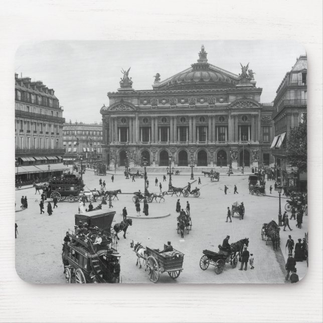 Allgemeine Ansicht des Paris-Opernhauses Mousepad (Vorne)