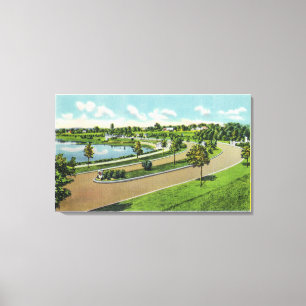 Allgemeine Ansicht von Baxter-Boulevard, Weg # 1 Leinwanddruck
