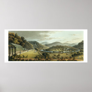 Allgemeine Ansicht von den Süd- und Ostfronten von Poster