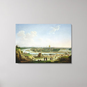 Allgemeine Ansicht von Paris vom Chaillot Hügel Leinwanddruck
