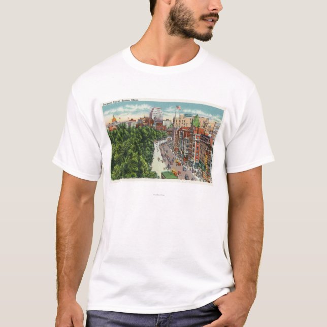 Allgemeine Ansicht von Tremont Straße T-Shirt (Vorderseite)