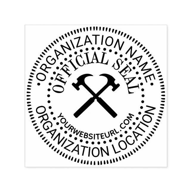 Allgemeine benutzerdefinierte Offizielle Siegel Nm Permastempel (Design)