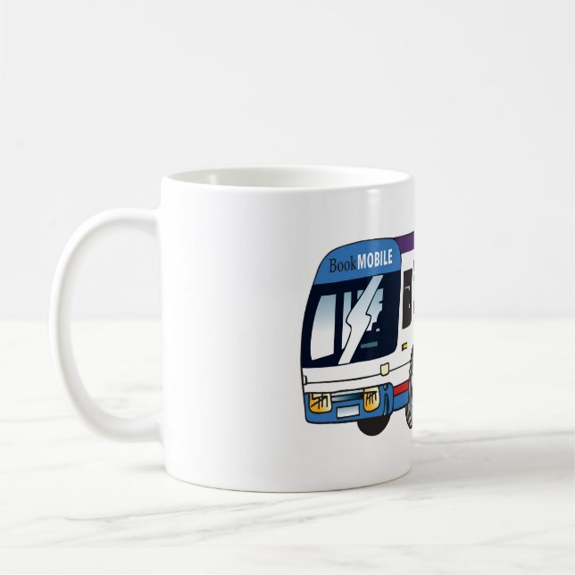 Allgemeine Bibliothekbookmobile-Tasse Bridgeports Kaffeetasse (Links)