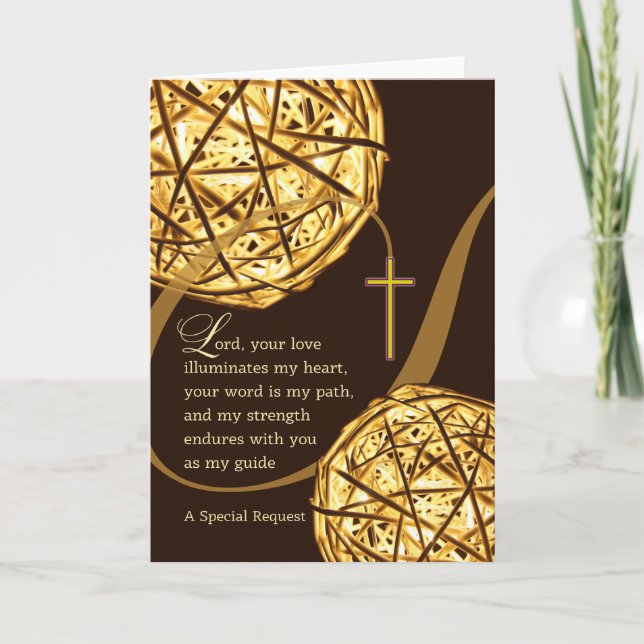 Allgemeine Einladung mit Christlichem Thema Illumi (Vorderseite)