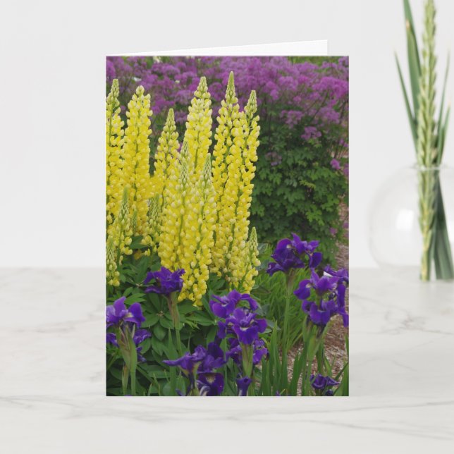 Allgemeine Geburtstags-Blume Karte (Vorderseite)