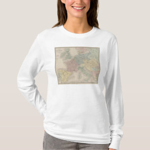 Allgemeine Karte der europäischen Eisenbahnen T-Shirt