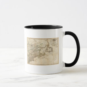 Allgemeine Karte der nördlichen britischen Koloni Tasse
