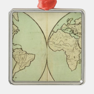 Allgemeine Karte Silbernes Ornament
