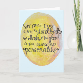 Allgemeine Komplimentarte "Ihre Phantastische Pers Karte