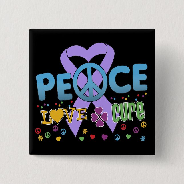 Allgemeine Krebstherapie Liebe Heilung Button (Vorderseite)