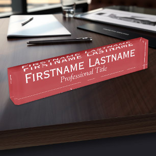Allgemeine Office-Vorlage mit Name und Führungskr Namensplakette