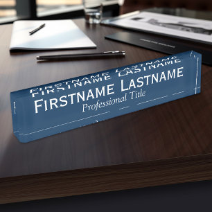 Allgemeine Office-Vorlage mit Name und Führungskr Namensplakette