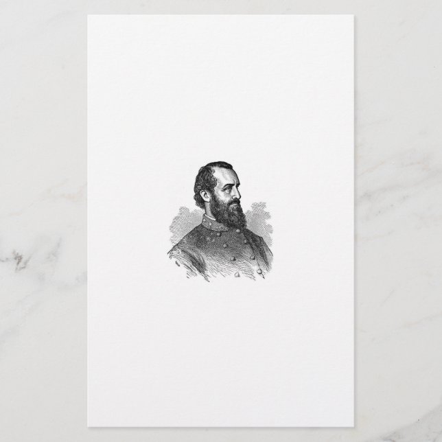 Allgemeine Stationierung aus dem zivilen Krieg Briefpapier (Vorderseite)