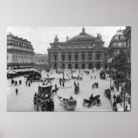 Allgemeiner Blick auf das Opernhaus Paris