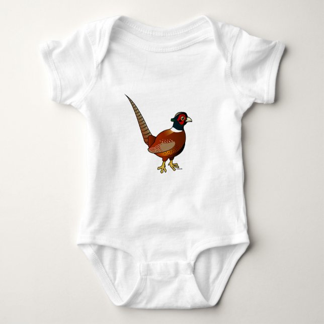 Allgemeiner Fasan Baby Strampler (Vorderseite)
