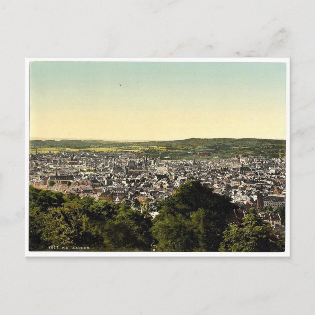 Allgemeines Bild, Aachen, Rhein, Deutschland, Klas Postkarte (Vorderseite)
