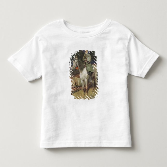 Allgemeines Lee auf seinem berühmten Ladegerät, Kleinkind T-shirt (Vorderseite)