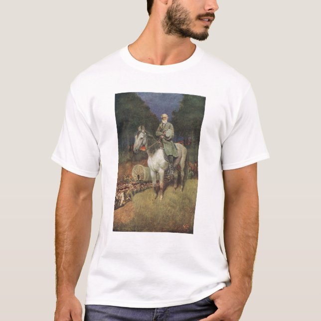 Allgemeines Lee auf seinem berühmten Ladegerät, T-Shirt (Vorderseite)