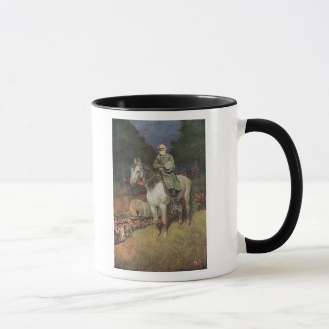 Allgemeines Lee auf seinem berühmten Ladegerät, Tasse (Rechts)