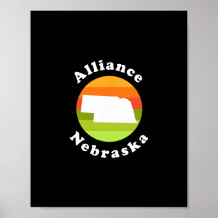 Alliance Nebraska Outdoors Sonnenaufgang Ne Souven Poster