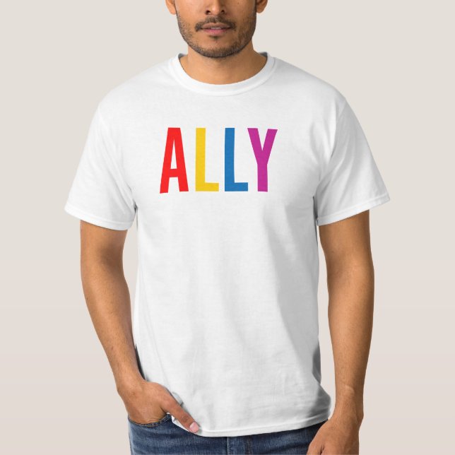 Allianz für das LGBTG Community Diversity Equity T-Shirt (Vorderseite)