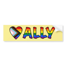 Allianz mit Progress-Pride-Flaggenbriefen