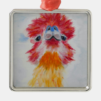 Allie Alpaka Silbernes Ornament