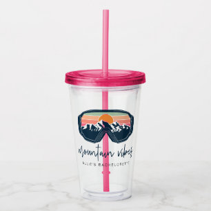 ALLIE Ski Snowboardbrille Mountain Vibes Acryltrinkbecher