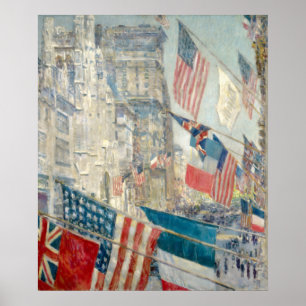 Allies Day - Frederick Hassam Impressionismus Poster