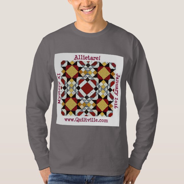 Allietare langes Hülsen-Shirt T-Shirt (Vorderseite)