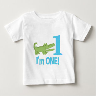 Alligator 1er anniversaire Je suis UN T-shirt