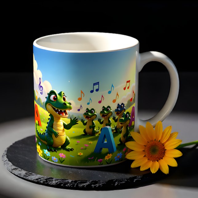 Alligator Andy Mug – Travel Diary & Alphabet Kaffeetasse (Von Creator hochgeladen)