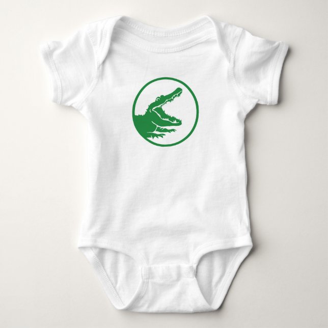 Alligator Baby Bodysuit T - Shirt (Vorderseite)