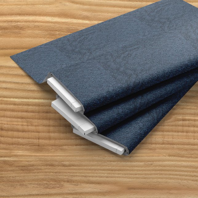Alligator Blue Imitats Leather Stoff (Von Creator hochgeladen)