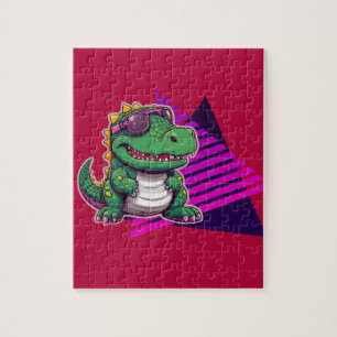 Alligator Cool Kawaii Retro Vibe Babydusche
