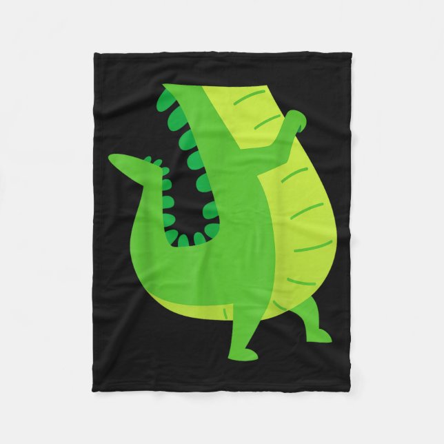 Alligator Costume - Gator Crocodile Zoo Animal Lov Fleecedecke (Vorderseite)