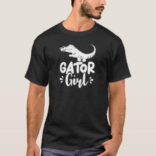 Alligator Crocodile Kids Gator Girl T-Shirt