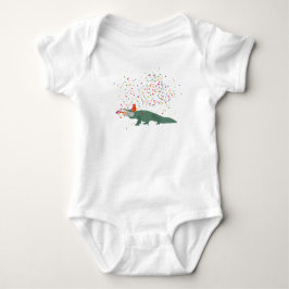 Alligator Crocodile - Tiere mit Party Baby Strampler