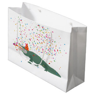 Alligator Crocodile - Tiere mit Party Große Geschenktüte