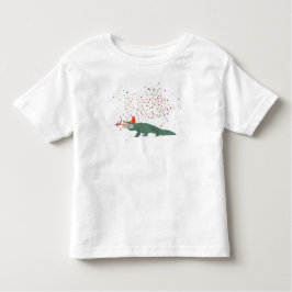 Alligator Crocodile - Tiere mit Party Kleinkind T-shirt