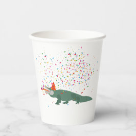 Alligator Crocodile - Tiere mit Party Pappbecher
