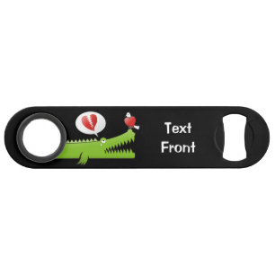 Alligator dans la touche Love Bar