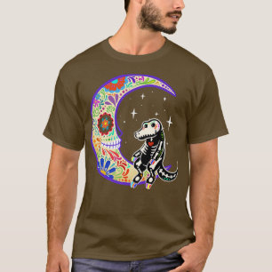 Alligator Dia de Los Muertos Skeleton T-Shirt