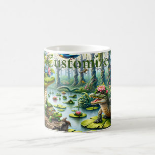 Alligator Fantasy Sumamp Thunder_Cove Kaffeetasse