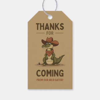 Alligator Favor Gift Tag - Salty Bark Club Geschenkanhänger