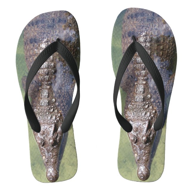 Alligator-Flipflops Flip Flops (Fußbett)