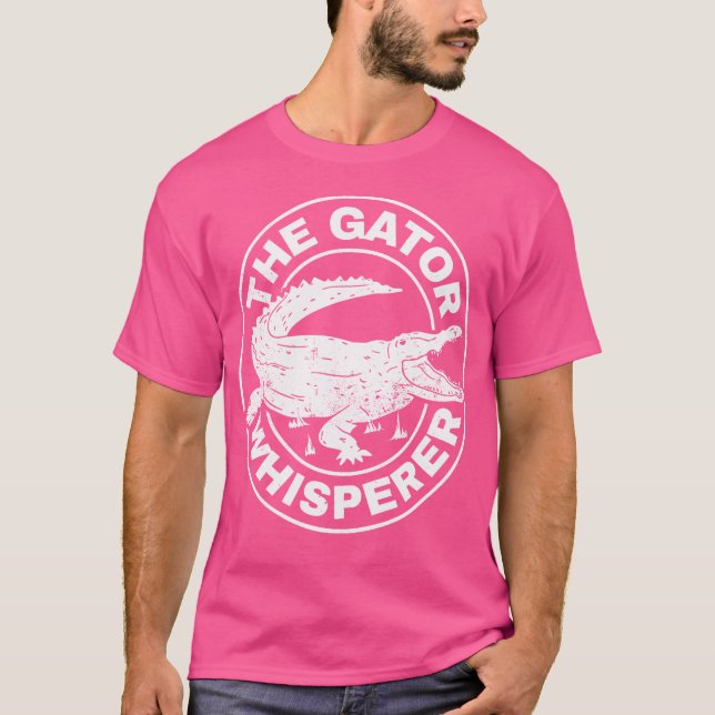 Alligator-Flüsterer Alligator-Jäger T-Shirt (Vorderseite)