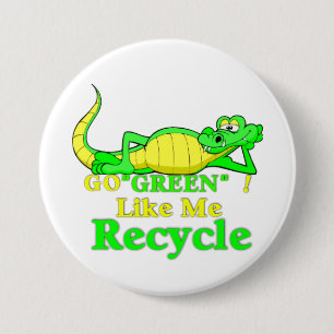 Alligator Gab.:-) Liebe I aufzubereiten Button